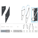 Abdeckleiste U-Adapter 41x20-36mm R7016, schräg - SET